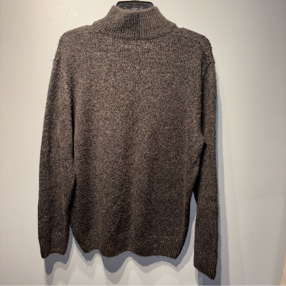 Tricots‎ ST Raphael Gray Sweater Snowflake Pattern Mens SzL Fair Isle Holiday - Picture 5 of 13